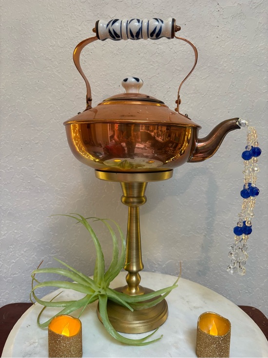 Other - Vintage Copper Kettle Suncatcher